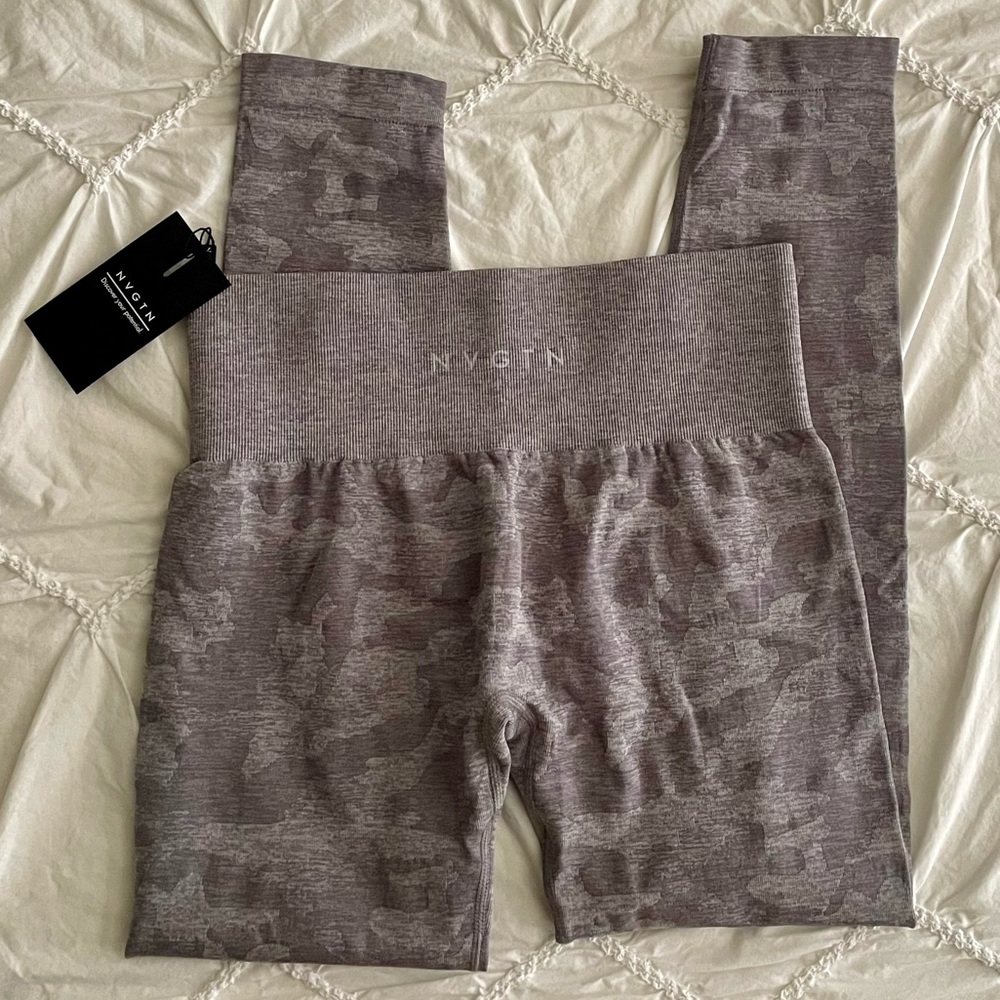 NVGTN Grey Camo Seamless Leggings